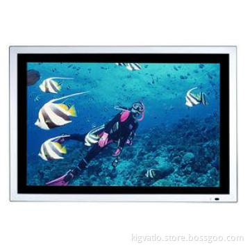 Wall Mounted 15 Inch Metro / Elevator Digital Signage Displ